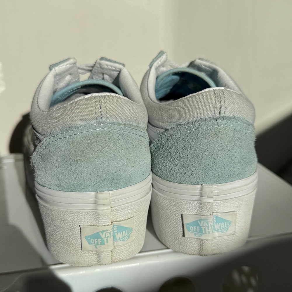 Vans Old Skool Stackform Blue Platform Stacked Pl… - image 5